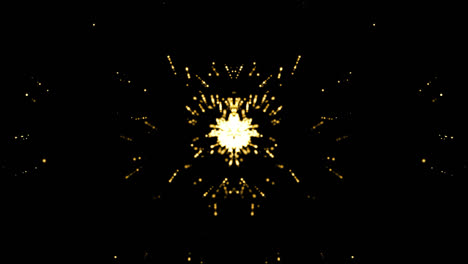 Leuchtende-Spur,-Die-Eine-Weihnachtsbaum-Animation-Mit-Licht-Und-Partikeln-Auf-Schwarzem-Hintergrund-Bildet